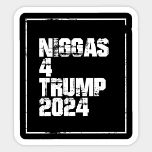 Niggas-For-Trump-2024 Sticker